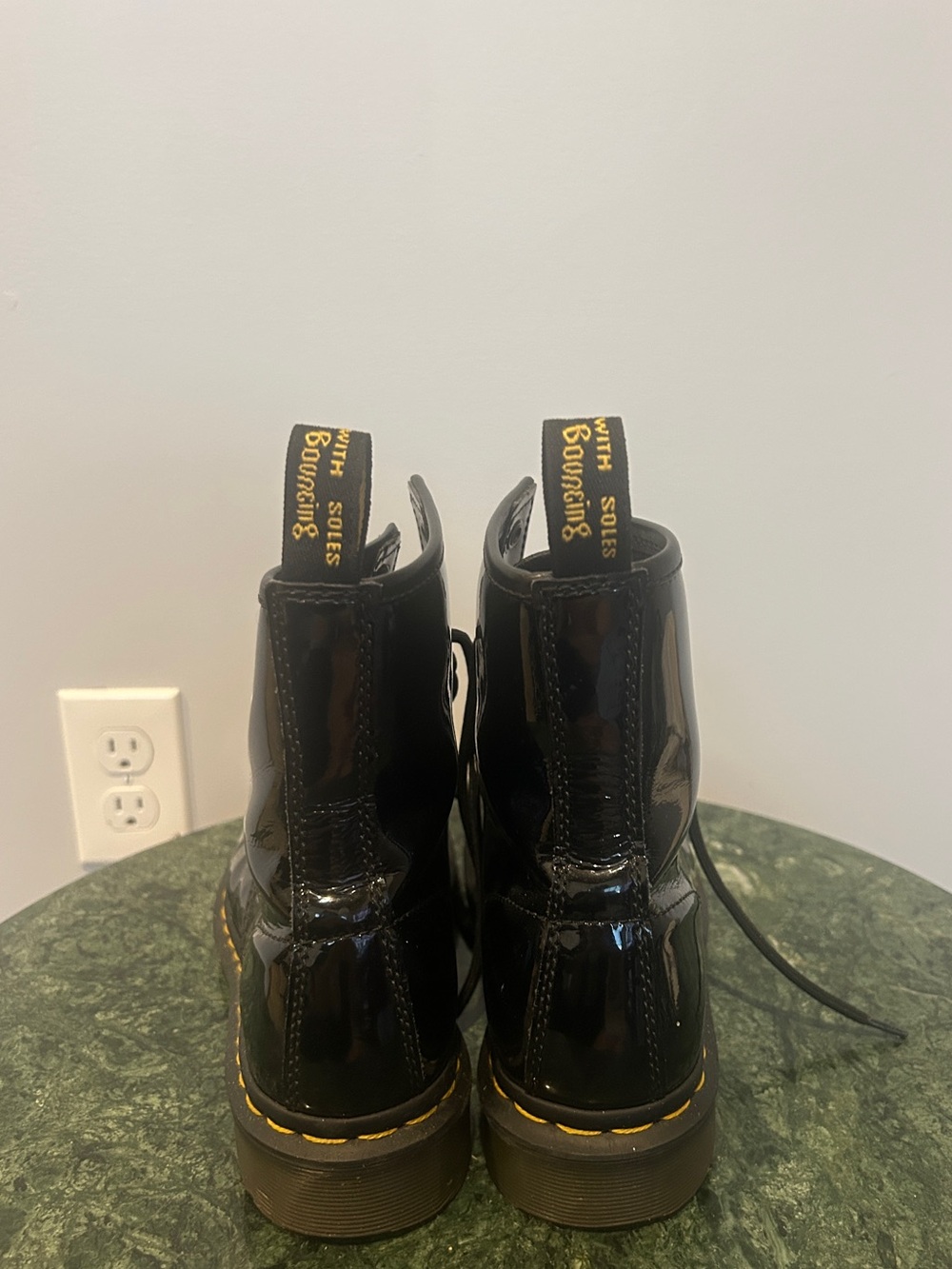 Women’s Patent Leather Dr. Martens 1460 - Picture 3 of 5